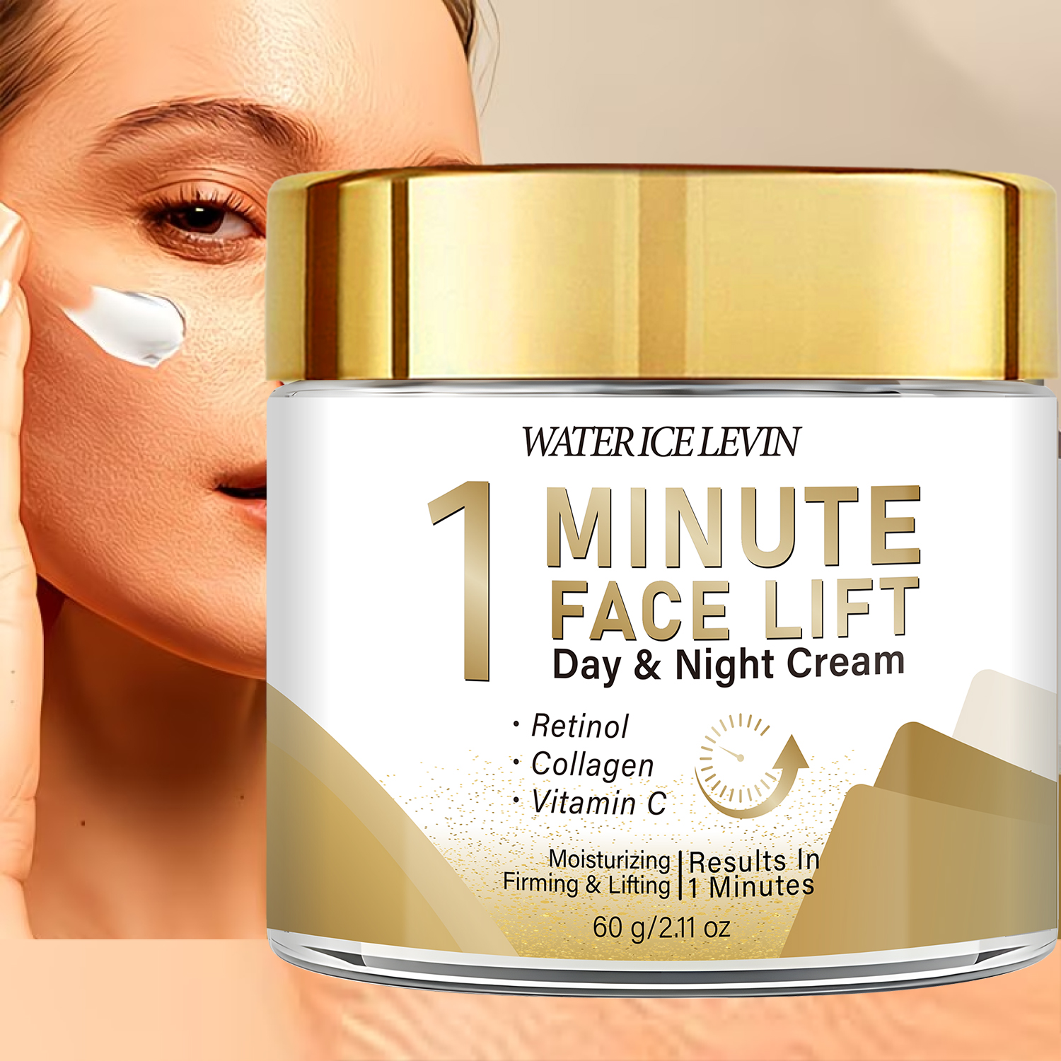 Retinol Vitamin A Cream - Minute Face Lift Day Night Cream