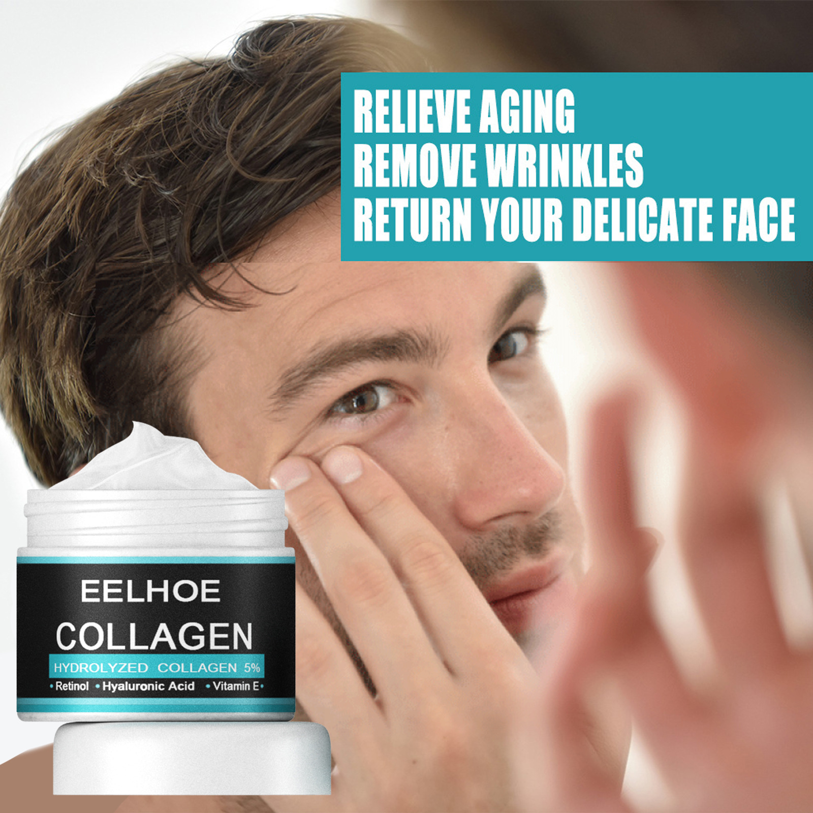 Collagen Creams For Men Smooth – Retinol Vitamin A Cream recenzja i cena