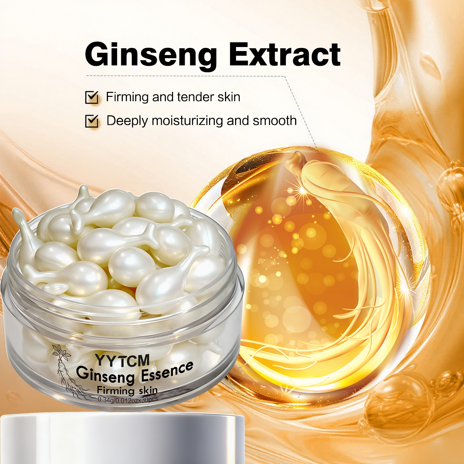 Ginseng Essence Capsules, Mois – Retinol Vitamin A Cream recenzja i cena