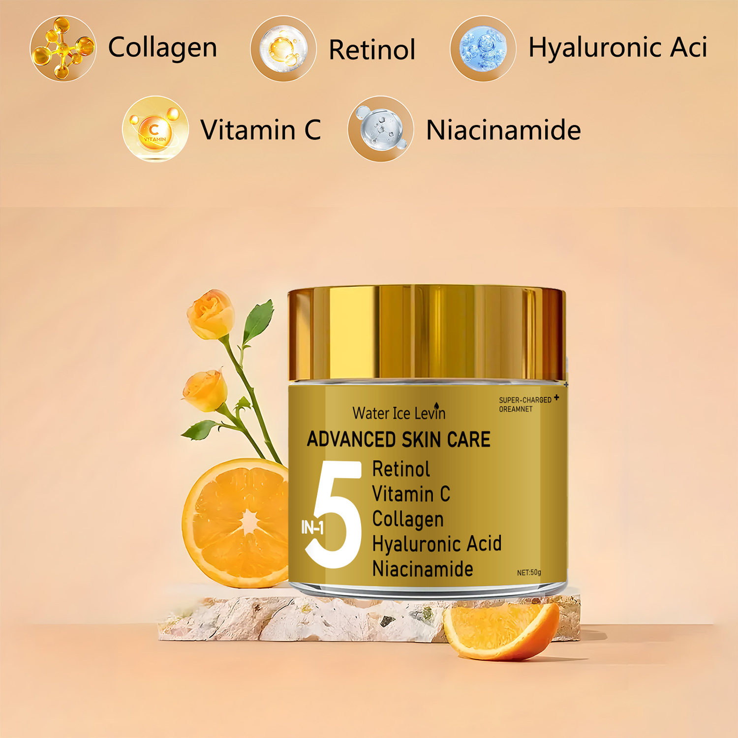 5-in-1 Facial Moisturizing Cre – Retinol Vitamin A Cream recenzja i cena